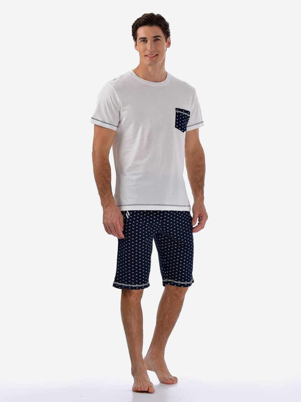 [m]Пижама мужская шорты+футболка 88230
