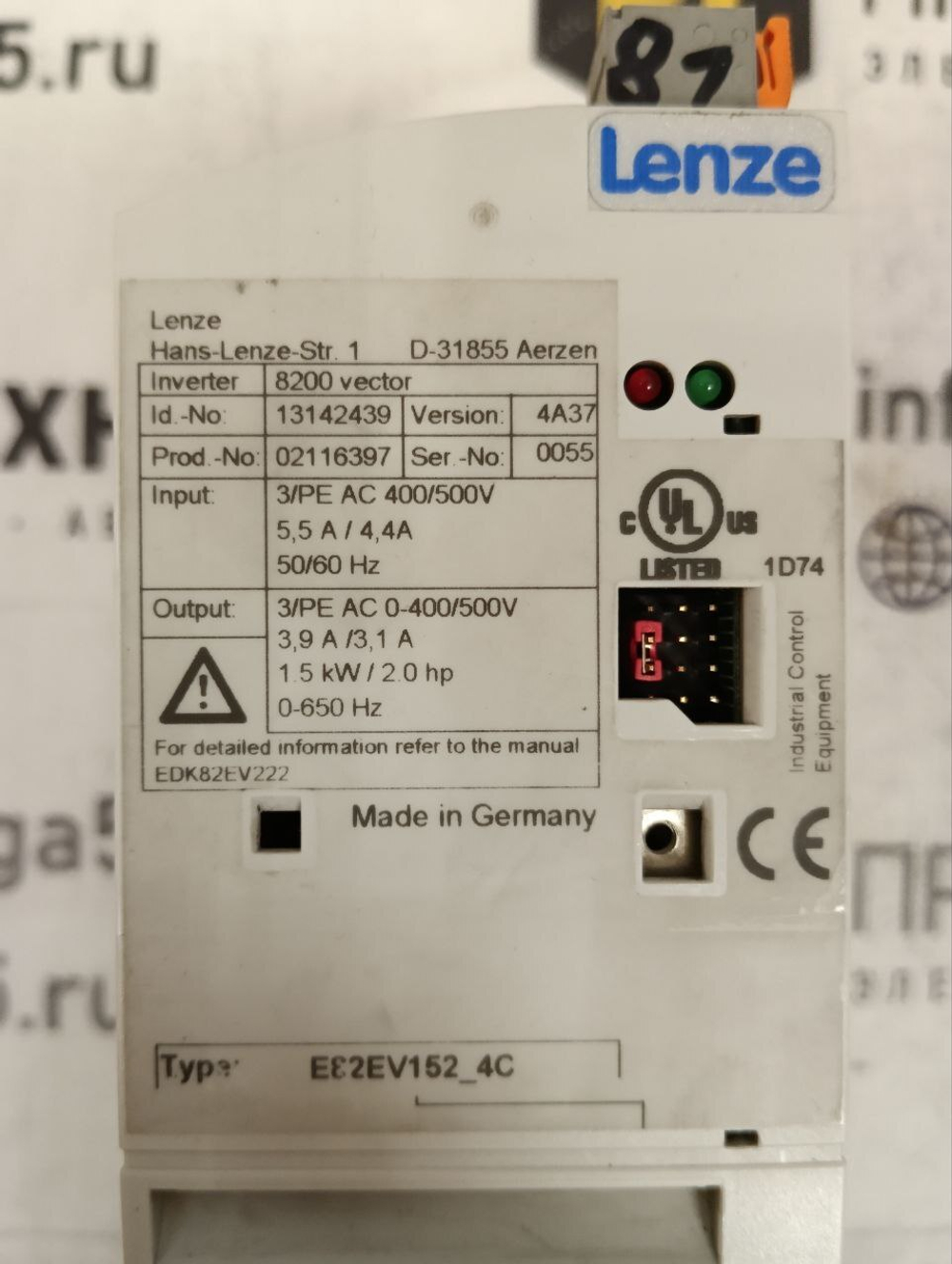 Lenze E82EV152_4С б/у