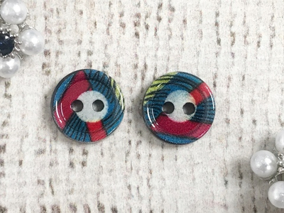 Пуговицы костюмные, d 1,1 см, 2 прокола