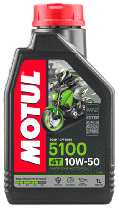Моторное масло синтетическое MOTUL 5100 4T 10W50