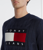 Свитер Tommy Jeans - темно-синий(DM0DM17762)