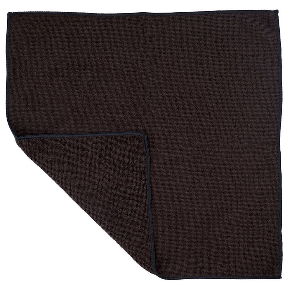 Салфетка из микрофибры 30х30 см, 180 г/м2, черная