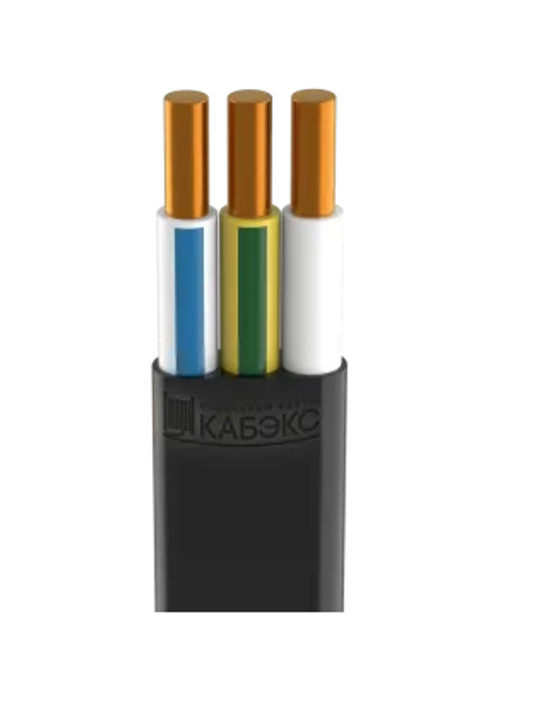 Кабель силовой ВВГ-Пнг(А)-LS 3x2,5 ок(N, PE)-0.66 (100м) Кабэкс