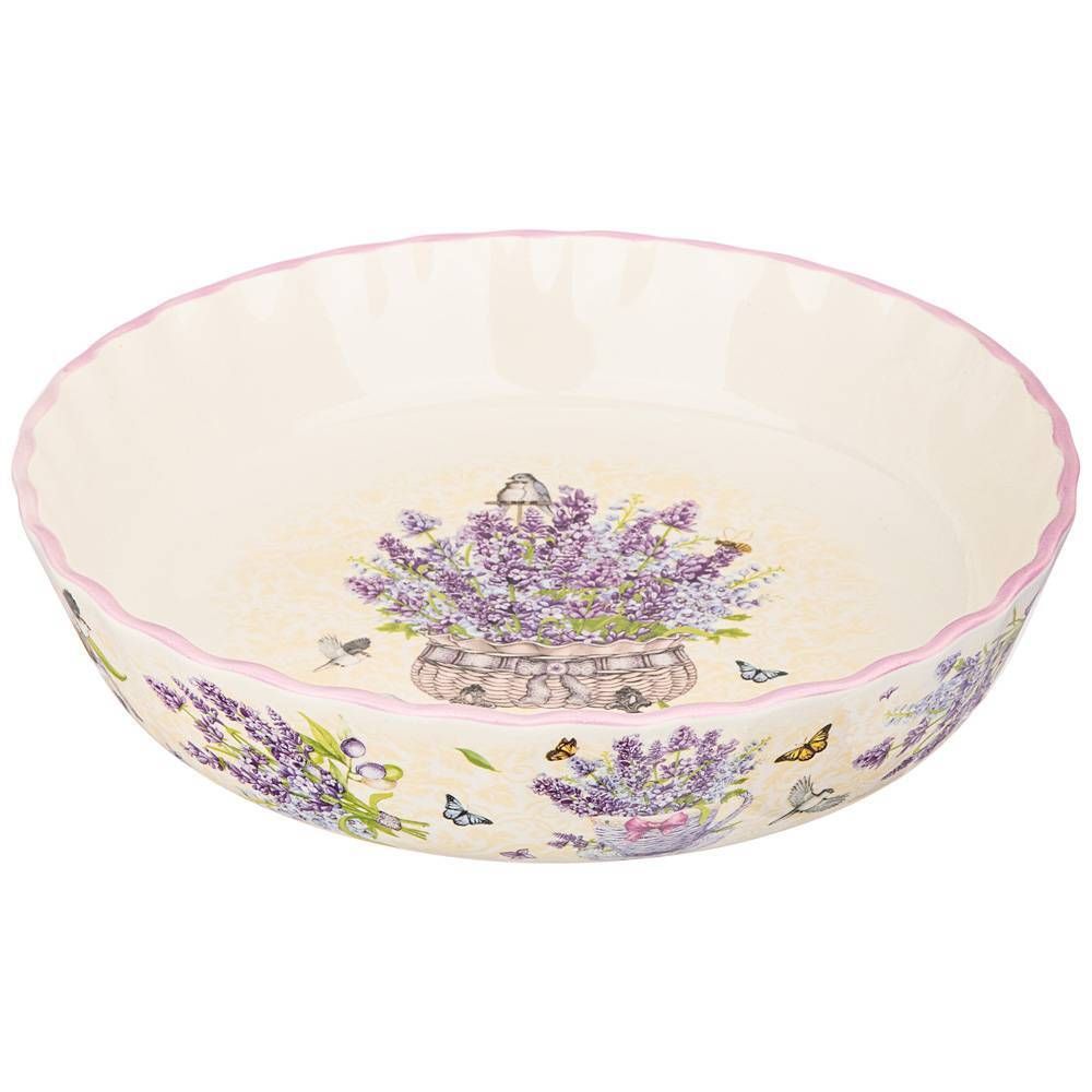 ФОРМА ДЛЯ ВЫПЕЧКИ AGNESS "ЛАВАНДА" КРУГЛАЯ 2,1 Л 27,5*27,5*6 CМ