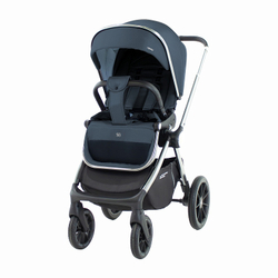 Детская коляска Sweet Baby Vento Silver 3 в 1 Silver Blue