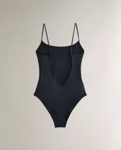 ZARA HOME КУПАЛЬНИК НА ТОНКИХ БРЕТЕЛЬКАХ, МОРСКОЙ СИНИЙ