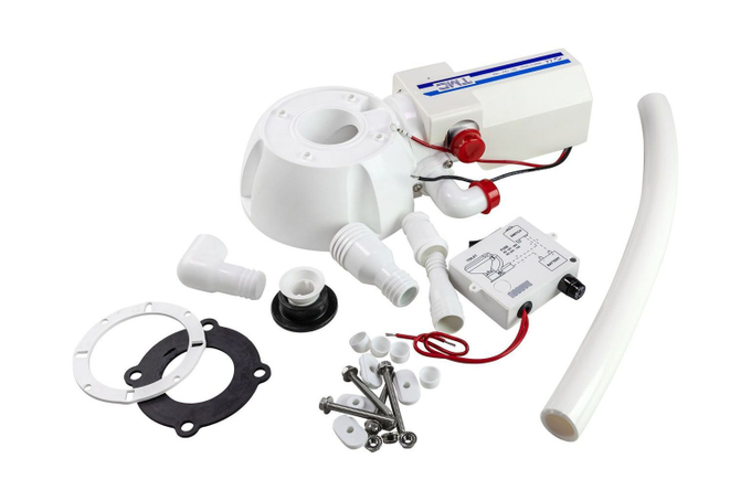 Комплект для переделки ручного унитаза в электрический, новое основание, 24 В