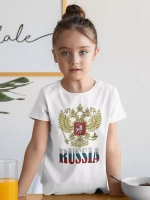 Футболка с гербом России