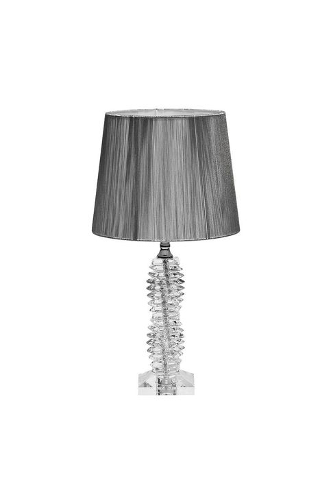 Лампа настольная стеклянная (серебряный абажур) Garda Decor X381207