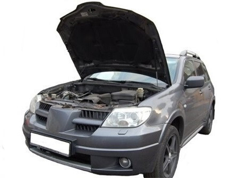 Амортизатор (упор) капота на Mitsubishi Outlander 02-08/1(с 2002 по 2008 г.в.)Autoinnovation