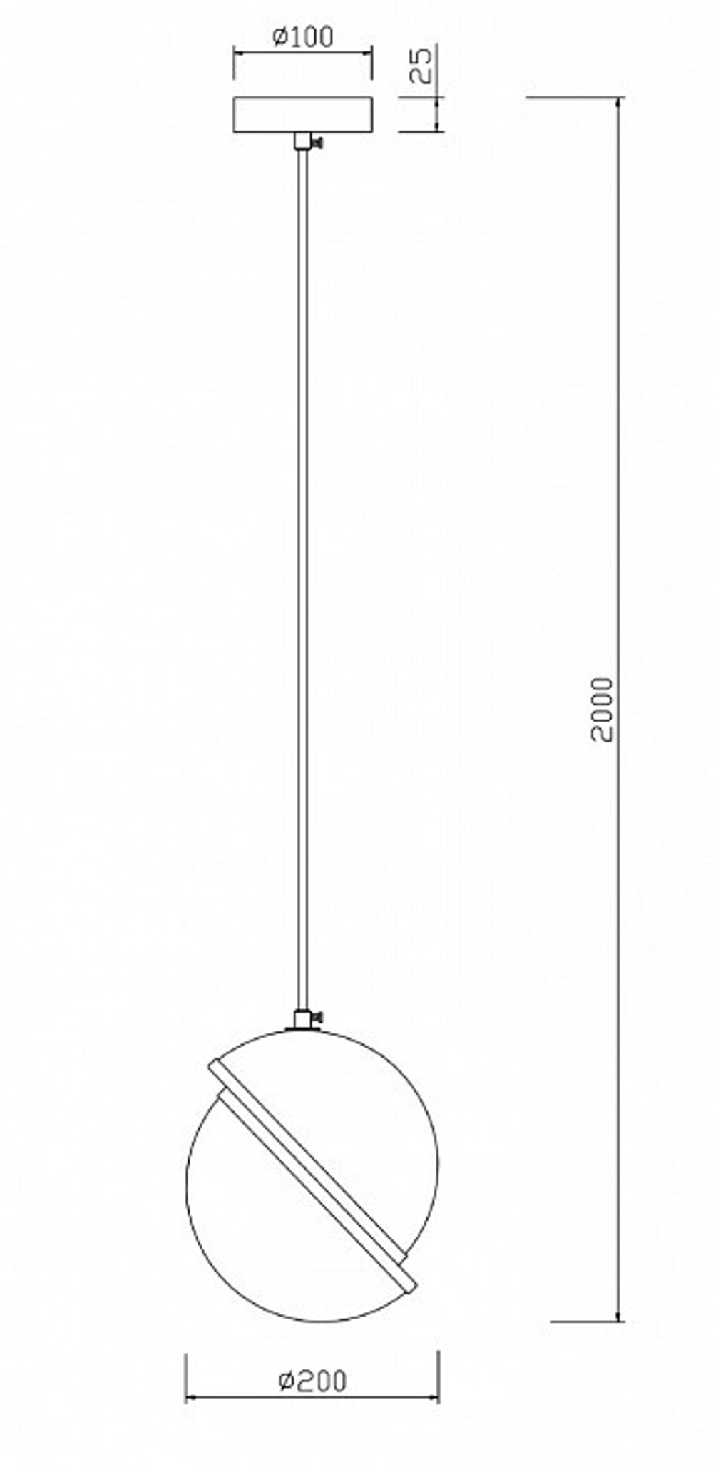 Подвесной светильник Freya Element FR5181PL-01BS