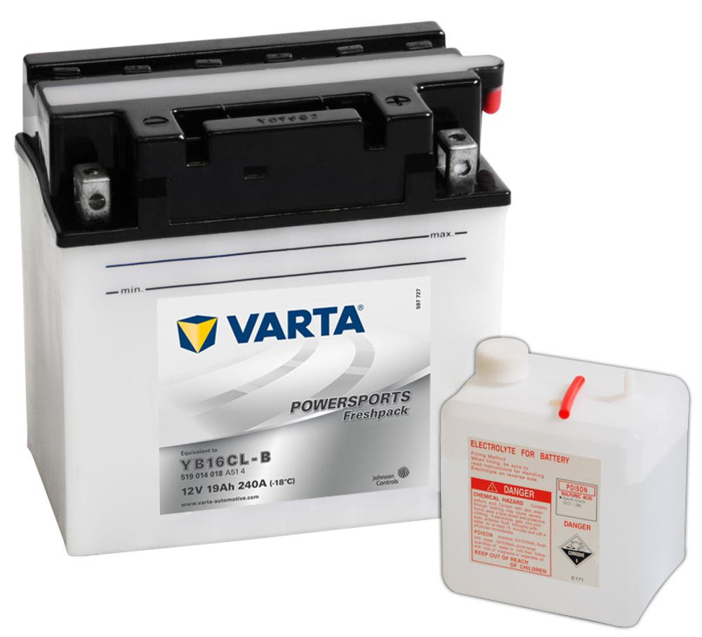 Аккумулятор Varta AGM YB16CL-B