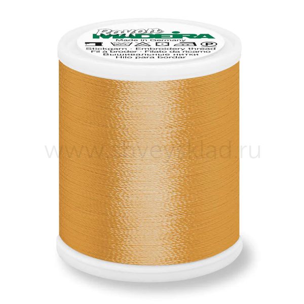 Нитки вышивальные вискоза Madeira Rayon №40, 200 м, цв. 1025, 9840, 5 катушек