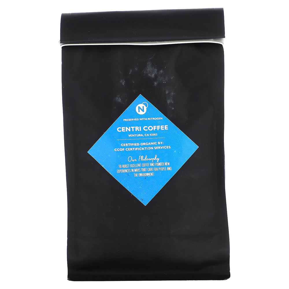 Centri Coffee, Centri Coffee, органический французский, карамель и шоколад, цельные зерна, без кофеина, 340 г (12 унций)
