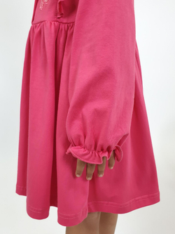 9-71-2 платье для девочки с длинным рукавом Luneva