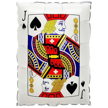 ФИГУРА Карта Валет пик (19"/48 см)