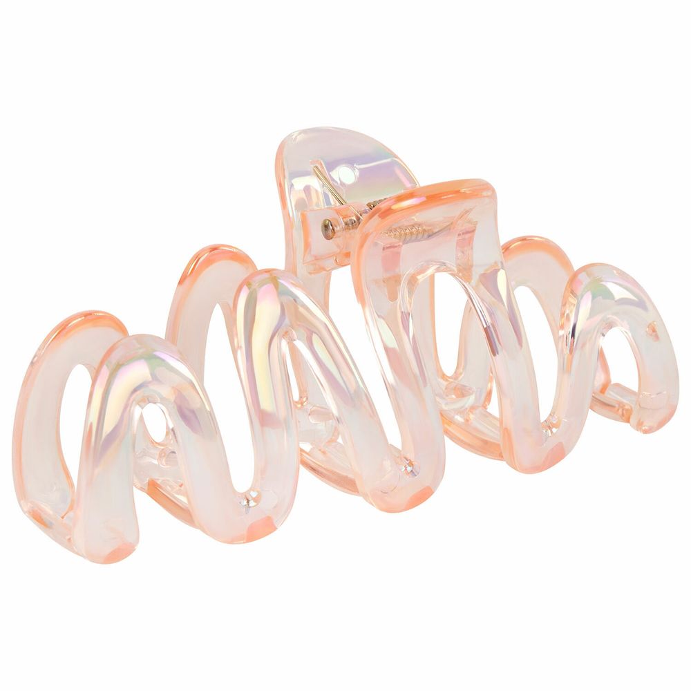 Краб для волос 10,5 см, перламутровый, розовый, MONTE VITA, 457014