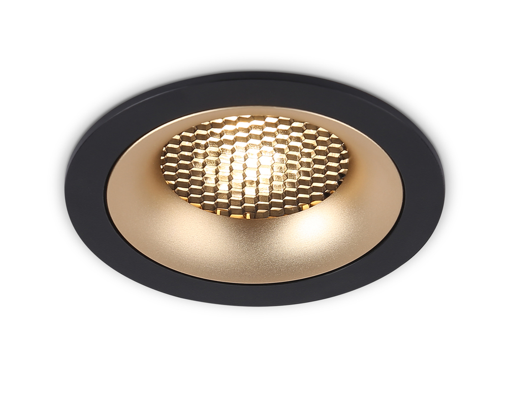Светильник встраиваемый TN102725 BK/GD черный/золото GU5.3 92*92*23