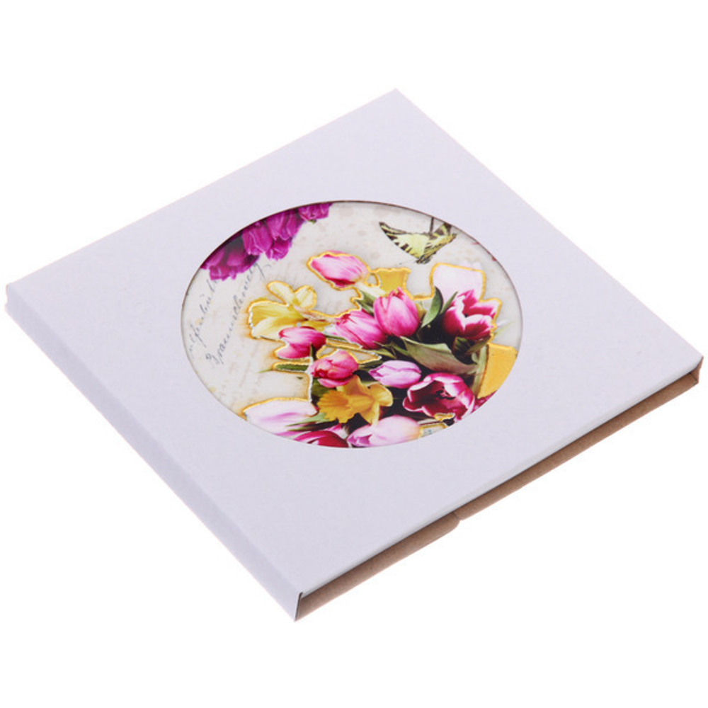 Подставка керамическая 16 см «Весенний букет»