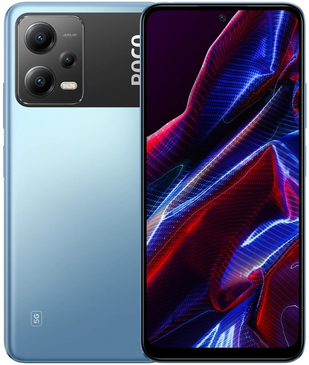 Смартфон Poco X5 5G 6/128ГБ EAC Голубой