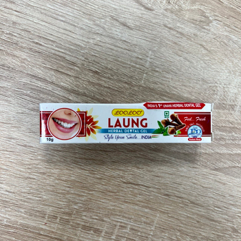 Зубная паста Khojati LooLoo Clove Гвоздика с маслом Гвоздики (без парабенов, триклозана и фторида натрия)