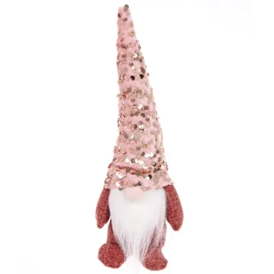 Сувенир с подстветкой «Волшебный лесовичок» 9*7*27 см, розовое золото