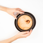 Набор деревянных тарелок из дерева сибирский кедр - 2 шт. TN84