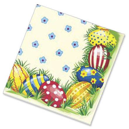 Салфетки бумажные Bouquet Пасхальные яйца 20шт 33х33см 3-слойные