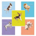 Тетрадь 18 л. BRAUBERG линия, обложка картон, "СОБАЧКИ", 106481, 5шт