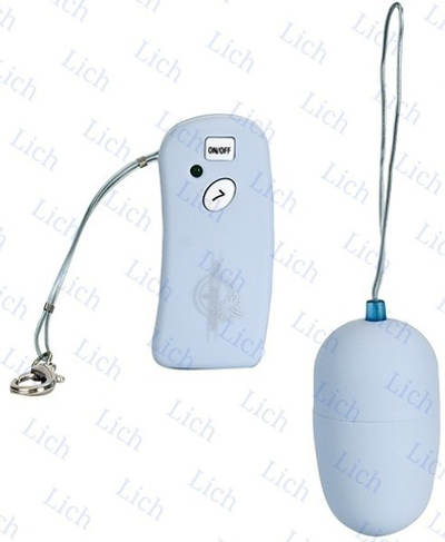 Голубое виброяичко WIRELESS