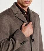 Шерстяное пальто H-Jared BOSS BLACK - бежевый(50525761)