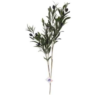 Цветок искусственный «Natur» 70см Оливковая ветвь
