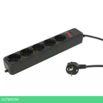 Сетевой фильтр PC Pet AP01006-5-BK черный