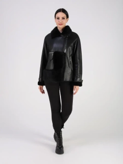 Дубленка зимняя натуральная короткая