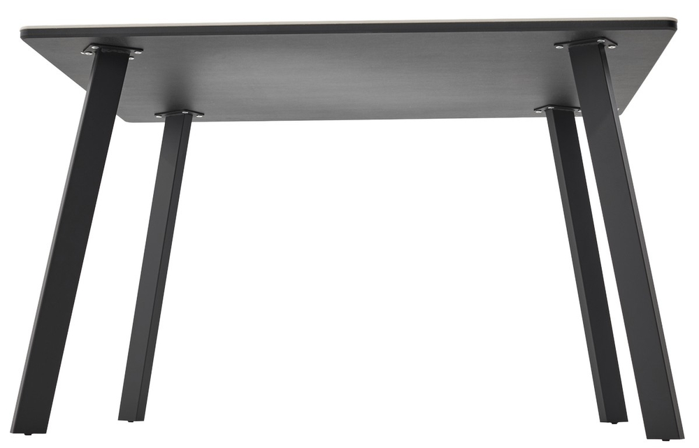 Стол М-City DISAUR Тик Так 120 Оникс, керамика, Черный каркас