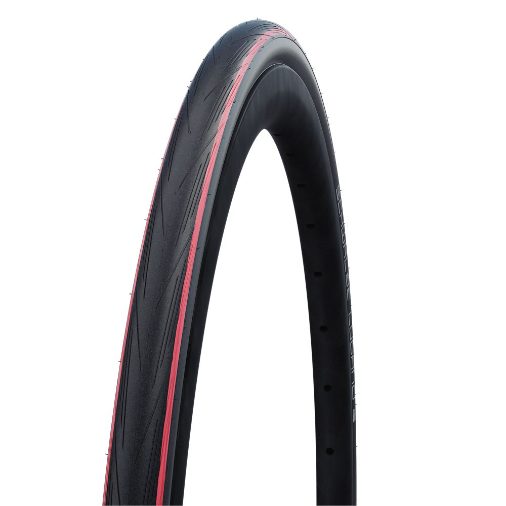 Покрышка 700x25C (25-622) LUGANO II K-Guard 25-622 B/RS/B-SK HS471 SiC 50EPI черно-красная SCHWALBE