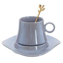 GAEM Кружка с блюдцем и ложкой, 200 мл, L16 W15,5 H8,5 см