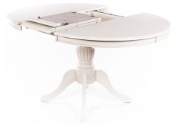 Стол раскладной Toskana 106(141)х106х75 молочно-белый