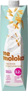 НАПИТОК ОВСЯНЫЙ КЛАССИЧЕСКИЙ 1Л NEMOLOKO