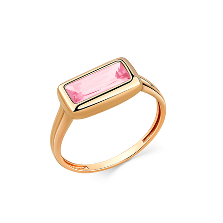 Кольцо из золота 585 пробы с Морганит