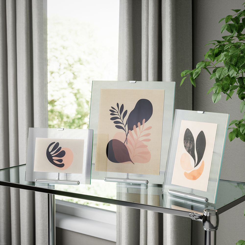 Фоторамка Flute, 26х30 см, хром