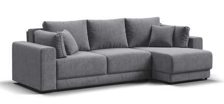 Угловой диван Босс Прайм ХЛ Велюр Роял агат