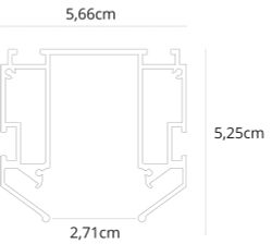 Профиль для накладного магнитного шинопровода Arte Lamp