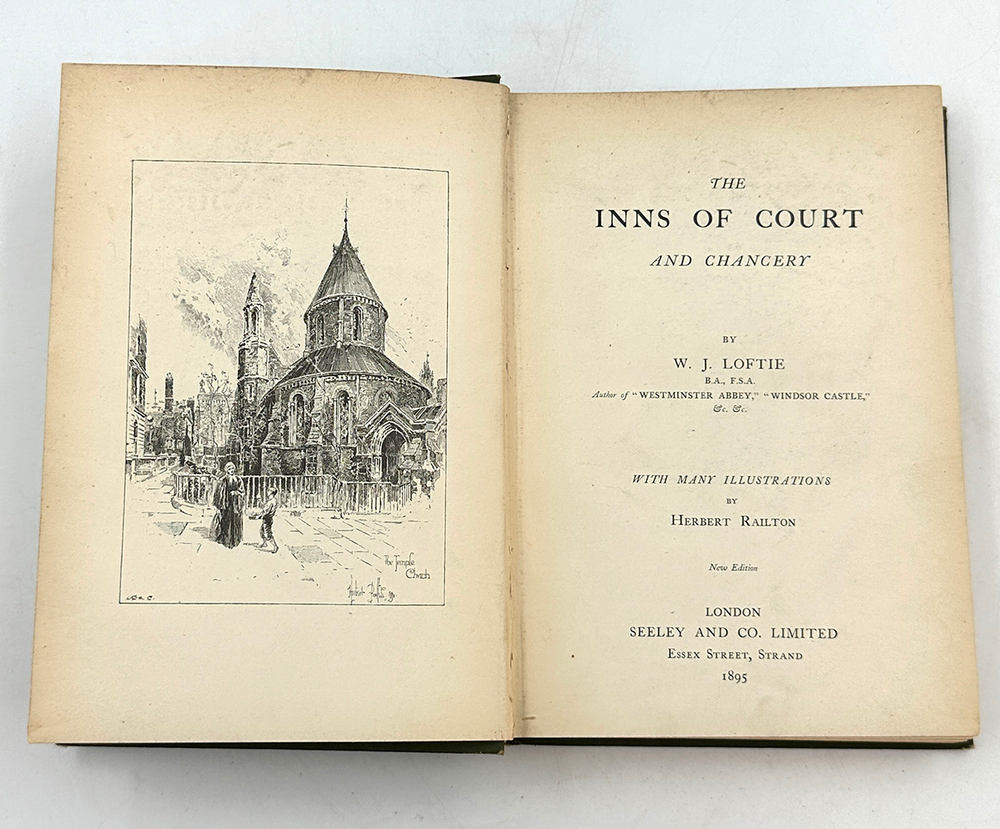 Loftie W. J.The Inns of court and chancery. /Лофти У. Дж. Придворные гостиницы и канцелярия. 1895г.