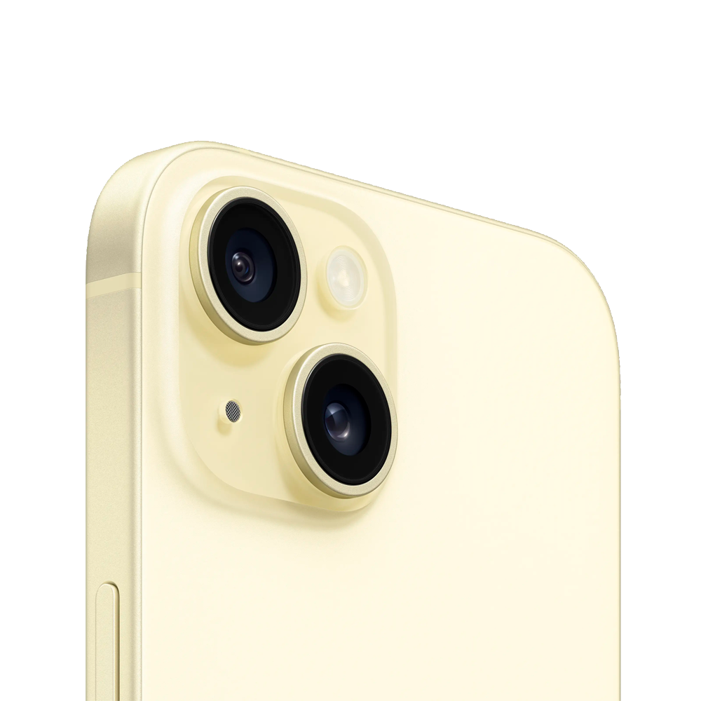 Смартфон Apple iPhone 15 256GB eSIM, Yellow (Желтый)