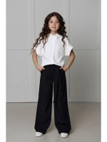 Костюм с брюками палаццо школьный