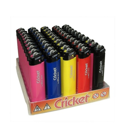 Зажигалка кремневая Cricket New standart , 1 блок (50 шт.)