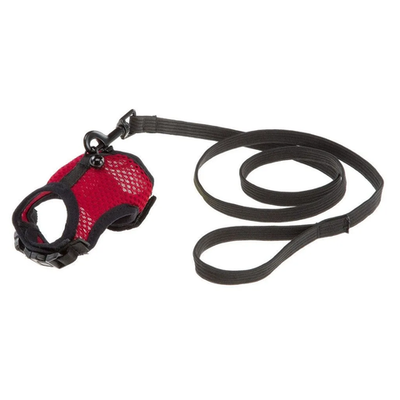 Мягкая шлейка с поводком jogging large для кроликов и кошек