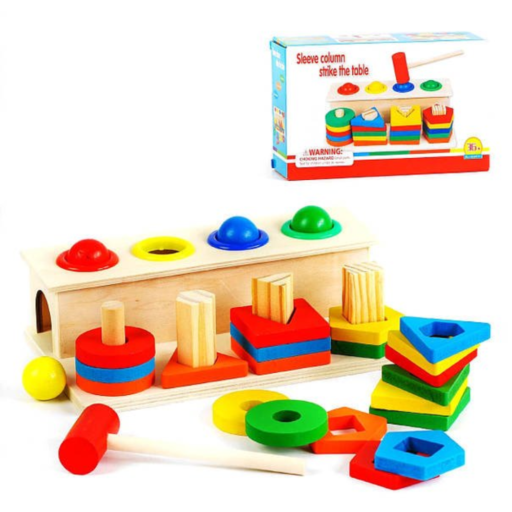 Сортер разноцветные фигуры