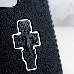 Шикарный чехол для iPhone из Православной коллекции с Распятием Euphoria HM Premium крест